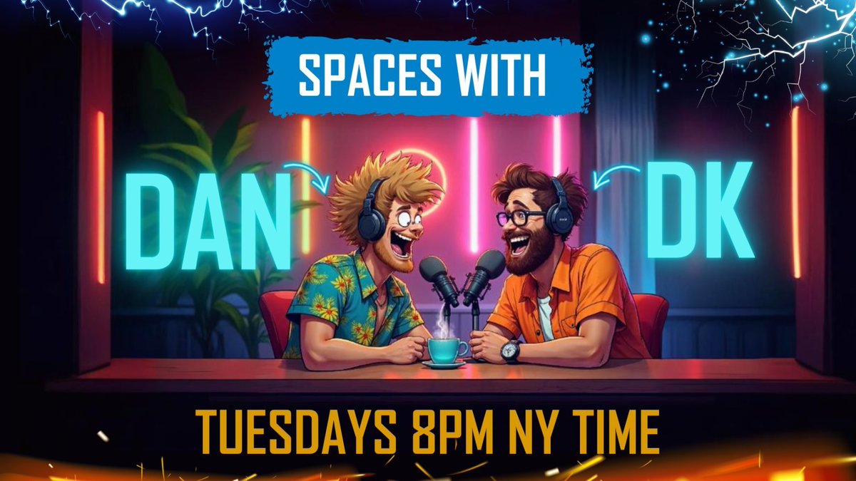 Tonight 8pm NY time Dan and DK spaces DONT MISS IT
x.com/i/spaces/1Mnxn…

Tonight 9pm NY time <a href="/Meganin1987/">Patticakes|Mace Racing</a> . is live for
Double up Tourney pods grand final
Faction weekly 130 Fights 
will all be live on twitch.tv/digitaldashlive