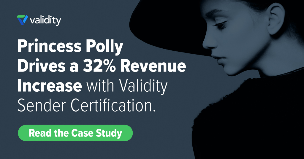 A 32% revenue boost—powered by stellar email deliverability at scale. 💪 

Discover how global fashion brand Princess Polly leveraged Validity Sender Certification and made their email program runway ready.  👠 

Read the full case study here: validity.com/customers/prin…