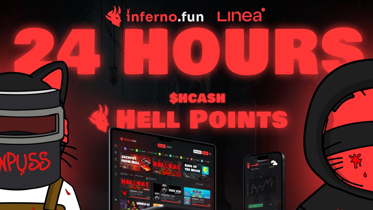 infernodotfun's tweet image. Inferno Points Tracker Live in 24 HOURS 🚨

Combine Linpuss Crew + $LPUSS to Farm 👨‍🌾

HP Collected will allocate $HCASH Airdrop 🪂

Be part of the Launchpad Early 🤝

RT♻️ Follow @infernodotfun &amp;amp; Drop Wallets 👇