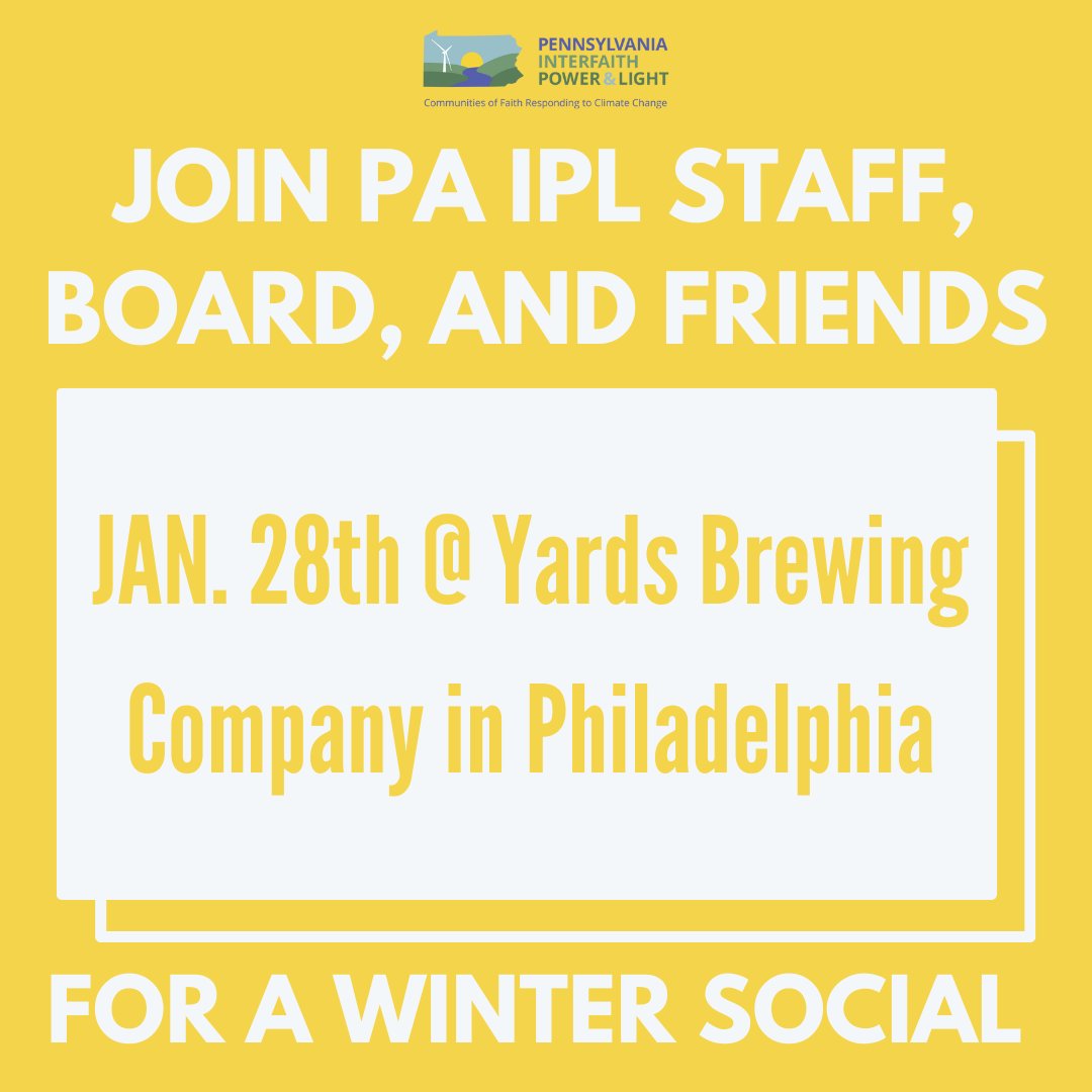 Pennsylvania Interfaith Power & Light tweet media