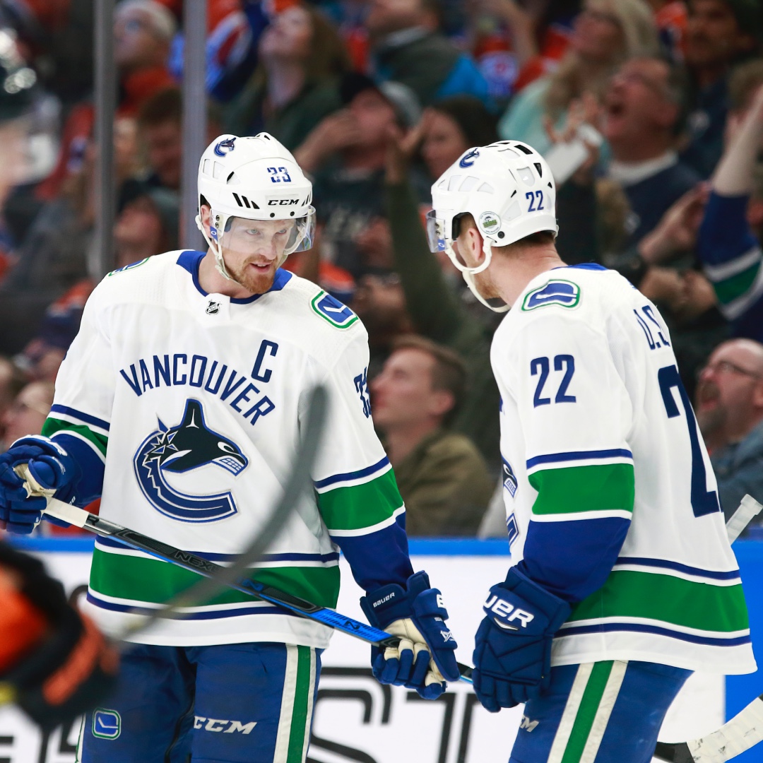 BCSportsHall's tweet photo. Wrapping up our Canucks Legends Series with the iconic Daniel & Henrik Sedin! From guiding the team to the 2011 Stanley Cup Finals to winning back-to-back President’s Trophies, their legacy is unmatched. 🙌 💬 Favorite Sedin moment?👇
#CanucksLegends #SedinTwins https://t.co/0WjxGdFqFQ