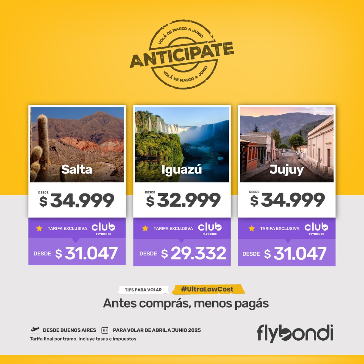 flybondi tweet media