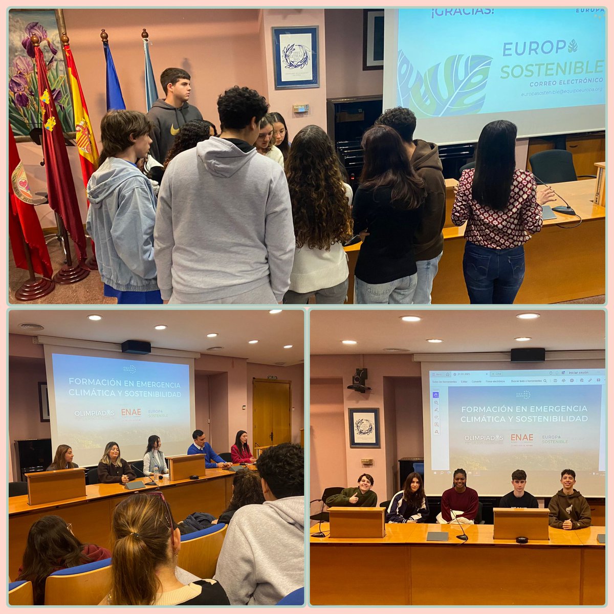 📢 Hoy, nuestros 5 alumnos de E4E han asistido a laFacultad de Letras de la Universidad de Murcia para participar en la formación previa de la III Edición de Olimpiadas Europeas #EquipoEuropa #OrgulloE4E #Sostenibilidad#UniversidadDeMurcia#EU
<a href="/sepiegob/">SEPIE</a>