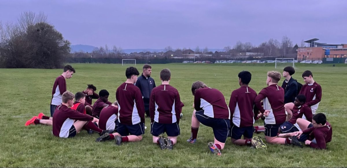 I cannot be more proud of this bunch today. 
A hard fought game against Cleeve saw us knocked out of the EDF cup. 
With some players having never played rugby before year 9, with some experience, they have made HP so proud. 
Onto the next game chaps 
🏉🔴🟣🏉🟣🔴🟣🏉🟣🔴🏉