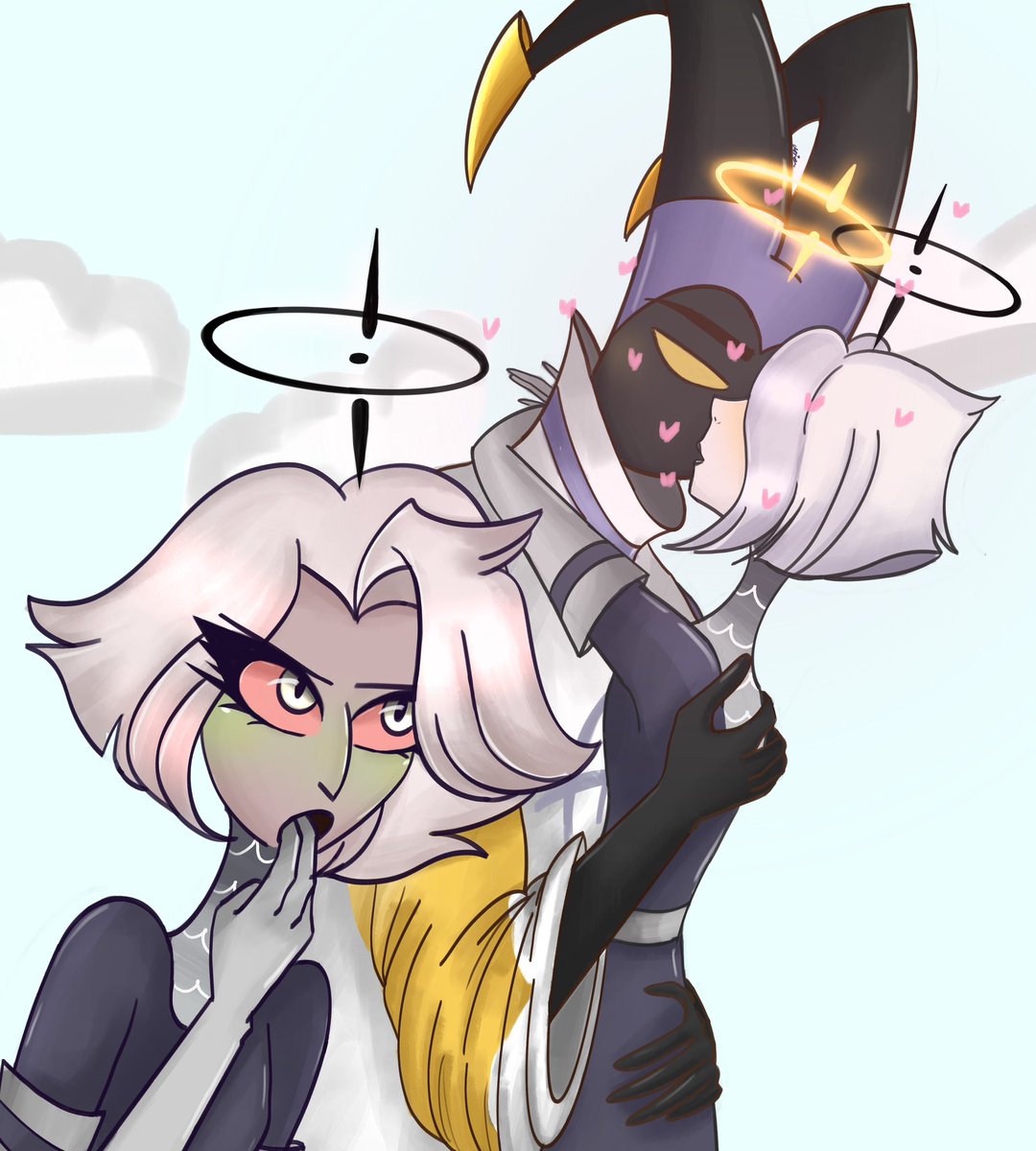 misuseofair's tweet photo. saw funny pic once = guitarspear redraw ft. grossed out vaggie
#hazbinhotel #hazbin #hazbinhotelfanart #hazbinfanart #guitarspear #guardrock #adamxlute #vaggiehazbin #shitpsot #hazbinhotelfanart #fanart https://t.co/g0jsaSCjpP