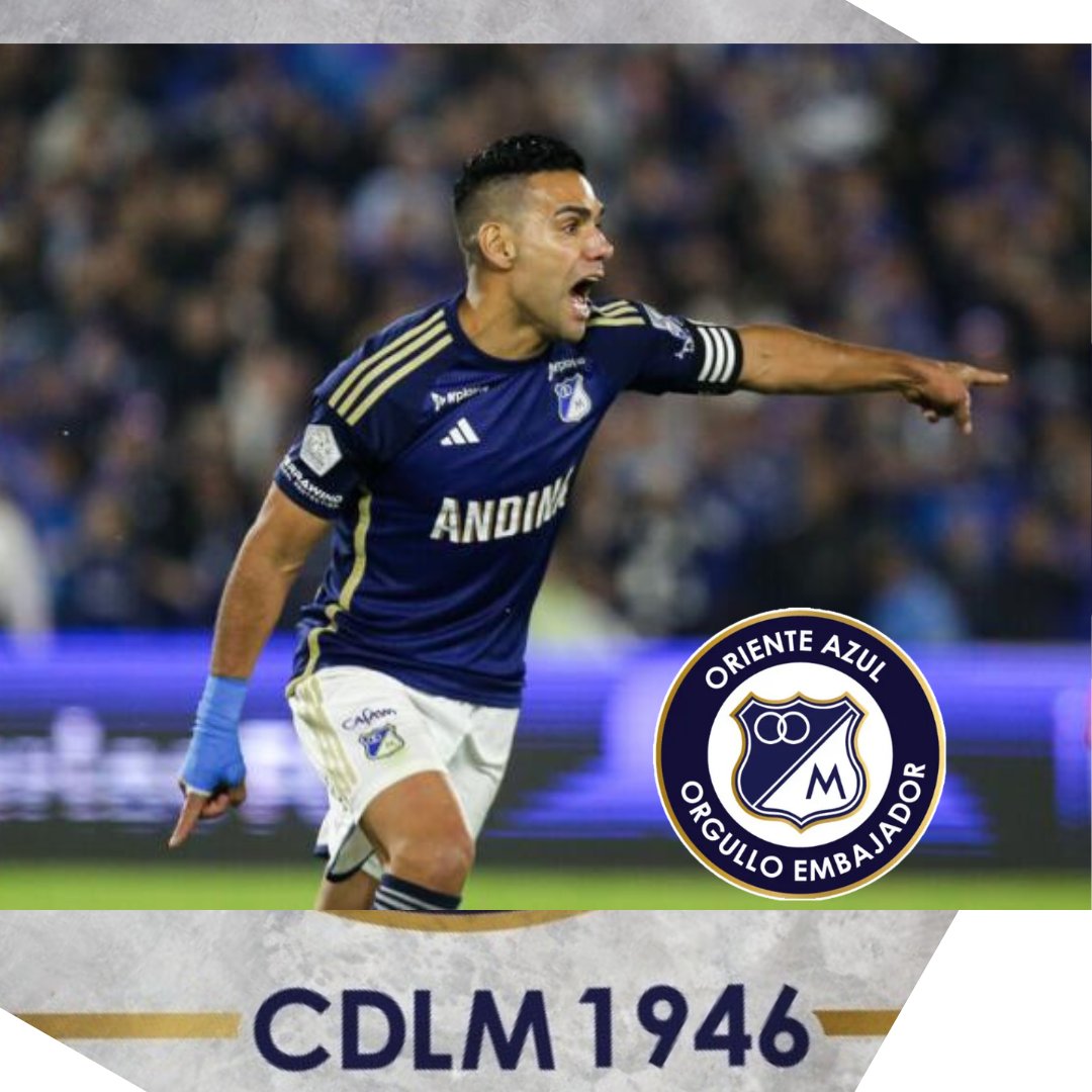 ORIENTEAZUL_MFC's tweet photo. Gracias @FALCAO por venir a Millonarios, no solo por jugar con el equipo del cual eres hincha.
También de poderle cumplir el sueño a los hinchas y no hinchas azules de poderte ver en vivo jugar y que pensaban que nunca lo harían.
#GraciasFalcao #Falcao #Millos #ORIENTEAZUL https://t.co/KAZqGHrPpk