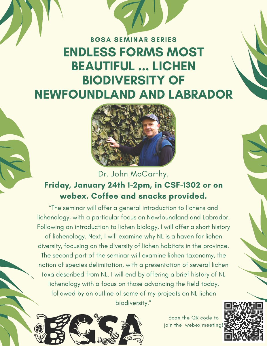 Check out this week's BGSA Seminar!