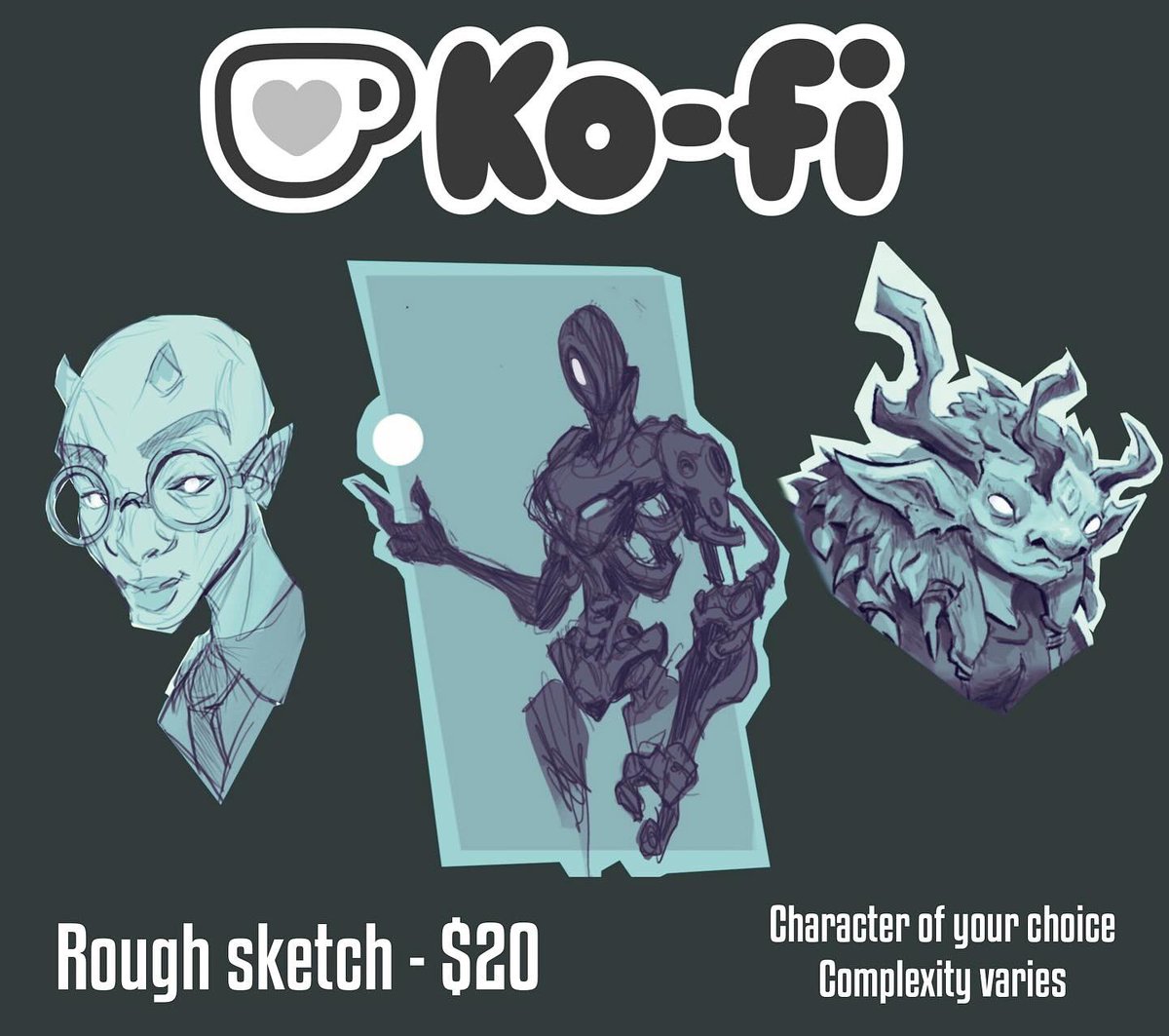 I am once again Looking for work! Freelance, commissions, full time; open to all! 

Also opened up small sketch commissions on kofi because I kept getting that request. No pressure but if you want your favorite character drawn by me click the link in my bio!