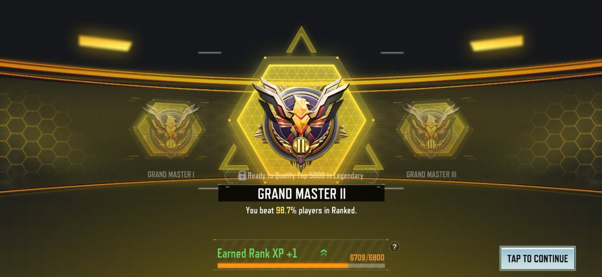 ShirshakOG's tweet image. When you are defeated but you played good enough to get +1 rank xp 😂