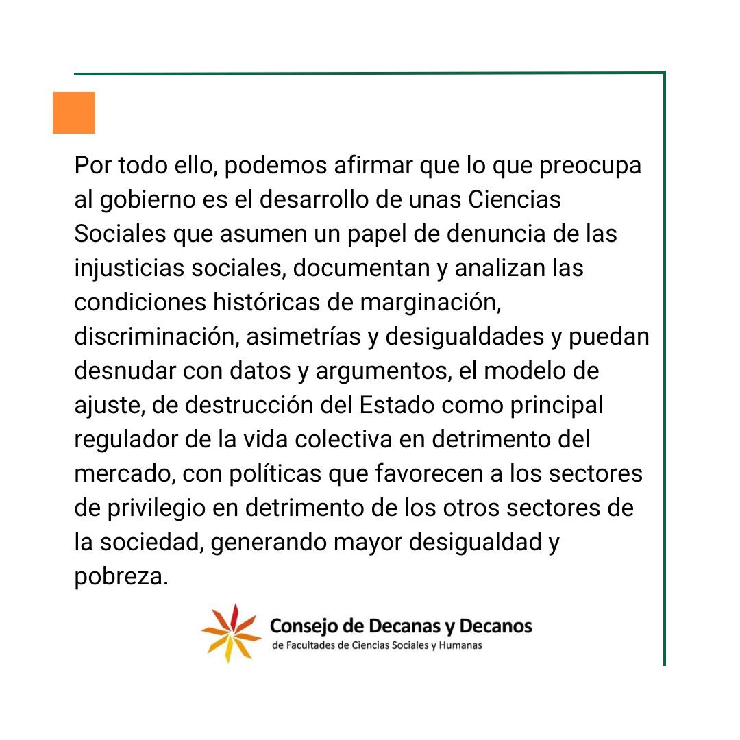 GabyGamberini's tweet photo. Por qué SI las Cs Sociales?                     La @FacsoUnicen adhiere al comunicado de @CodesocOK. Parte 2 https://t.co/n3NDuAe4xy