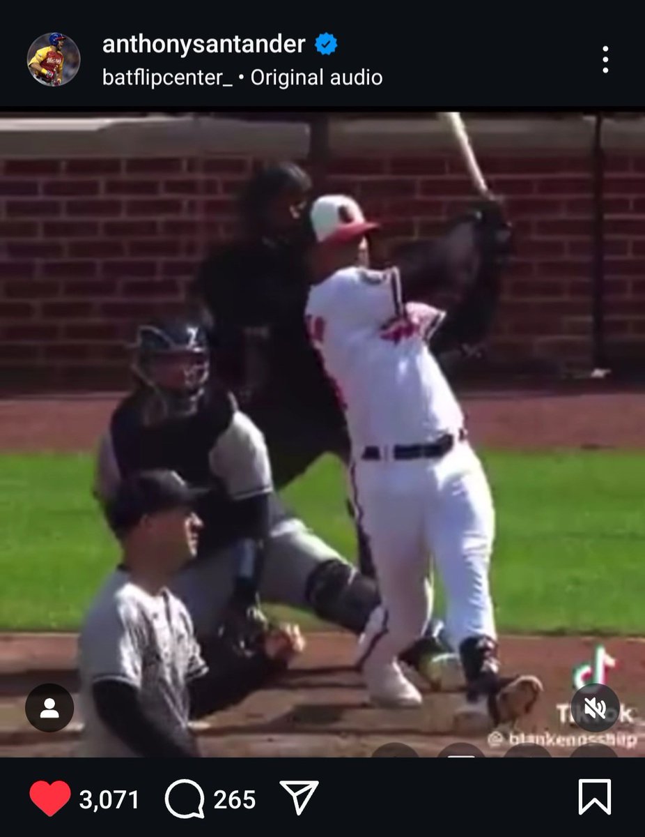 TheBmoreBattery's tweet photo. Anthony Santander posted a 'thank you' message to the @Orioles and #Birdland fans on his Instagram. 🙏🧡
#baltimorebattery #Orioles #LetsGoOs #DongCity https://t.co/V4okrCVstT