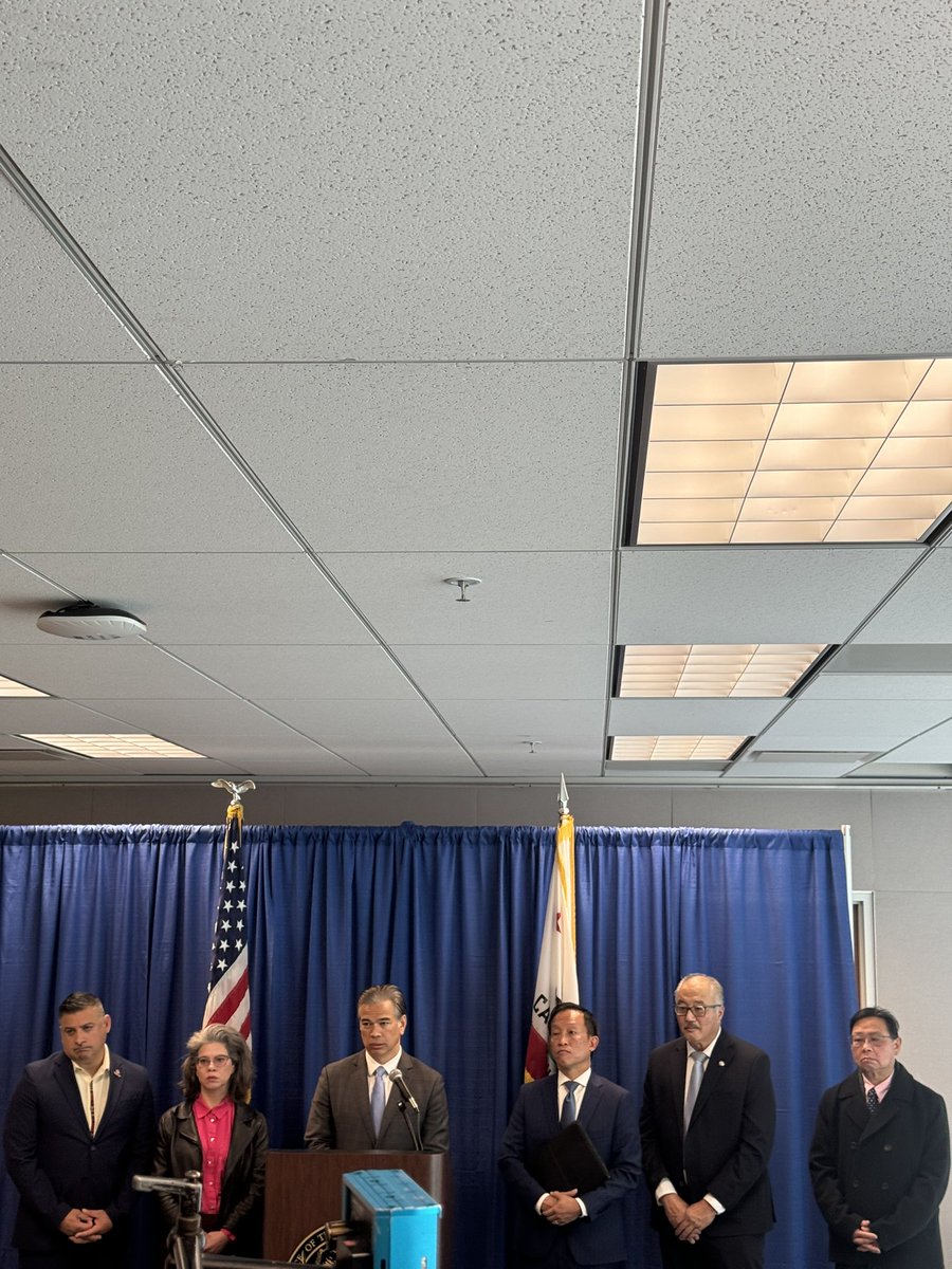 gilarezada's tweet image. Reporting live from San Francisco:
CA Attorney General Rob Bonta has joined 17 other states to sue President Trump and block his citizenship birthright order.
@KQED