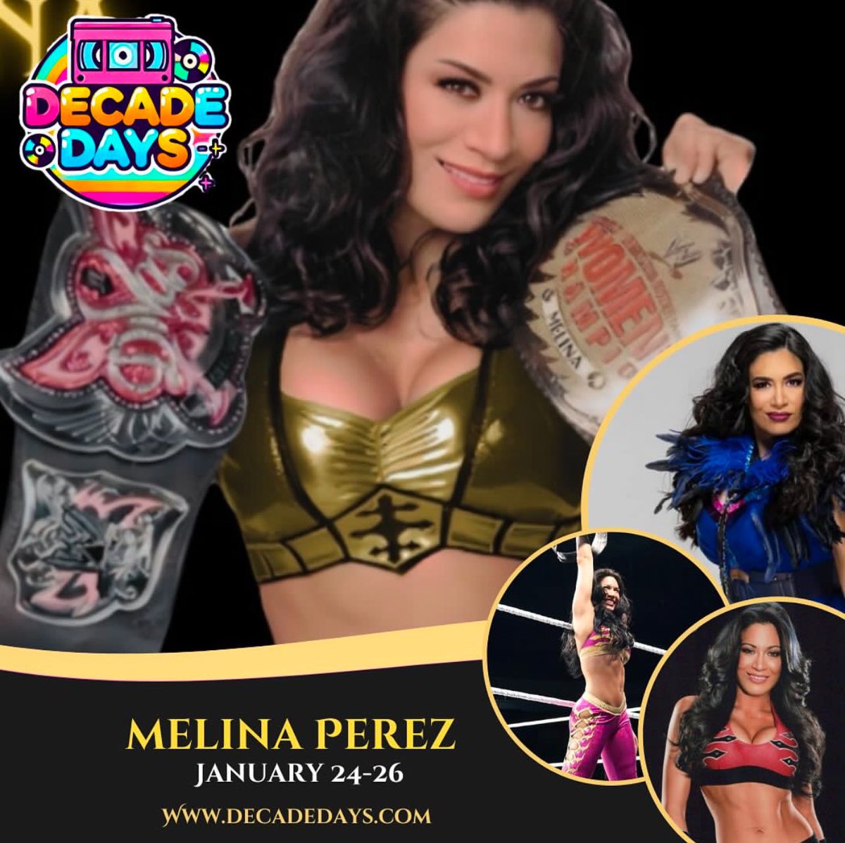 RealMelina's tweet photo. Headed to Orlando for the #DecadeDays Convention.

Jan 24-26,
DEZERLAND PARK ORLANDO
5250 International Drive
Orlando, Florida
https://t.co/A7f6BEyT8j

I’m safe &amp; sound in Florida. I’ll explain more in a later post or at Decade Days if you attend. Sending love to everyone always. https://t.co/nVJPZmRoMd