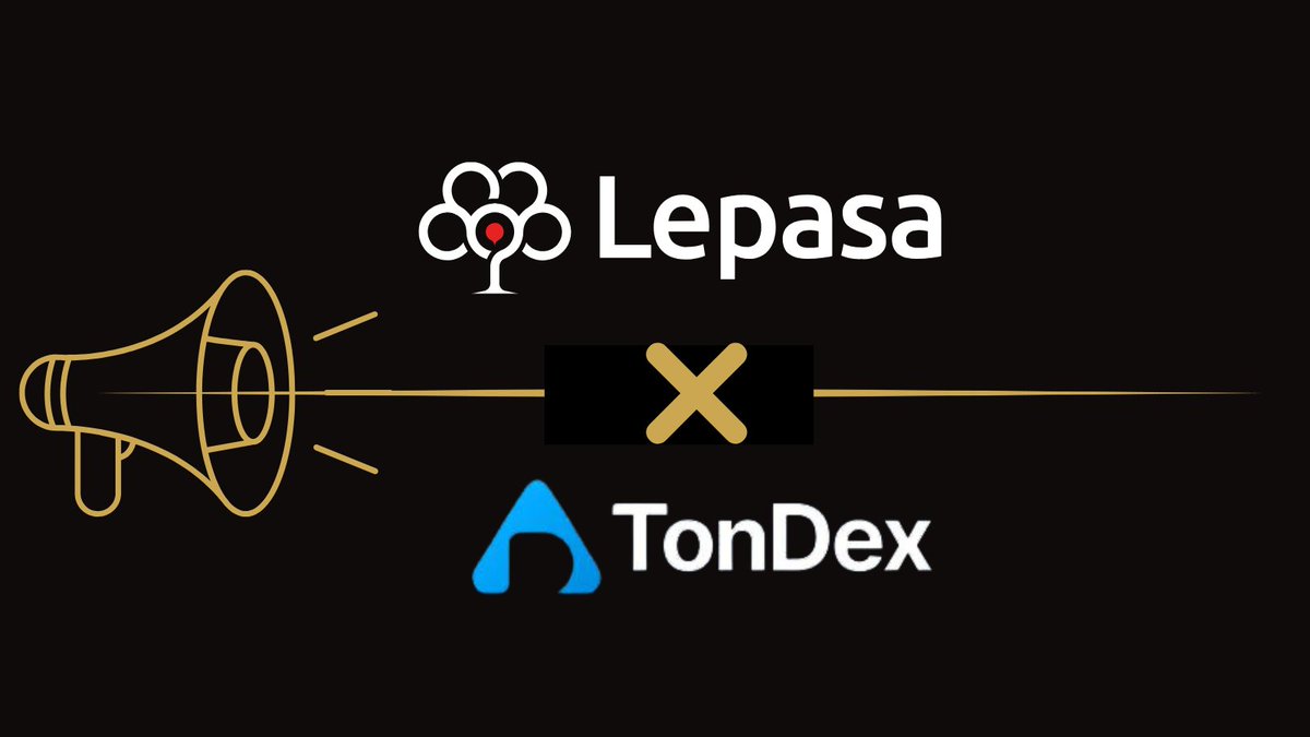 0xBeebson's tweet photo. Big news! @Lepasa is teaming up with @TonDex to revolutionize DeFi and Web3! Together, we're bringing you seamless token swaps, lucrative staking opportunities, and easy liquidity provision. Get ready to dive into the future of decentralized finance.
#Lepasa #TonDex #Partnership https://t.co/Q3vSrTZTi9