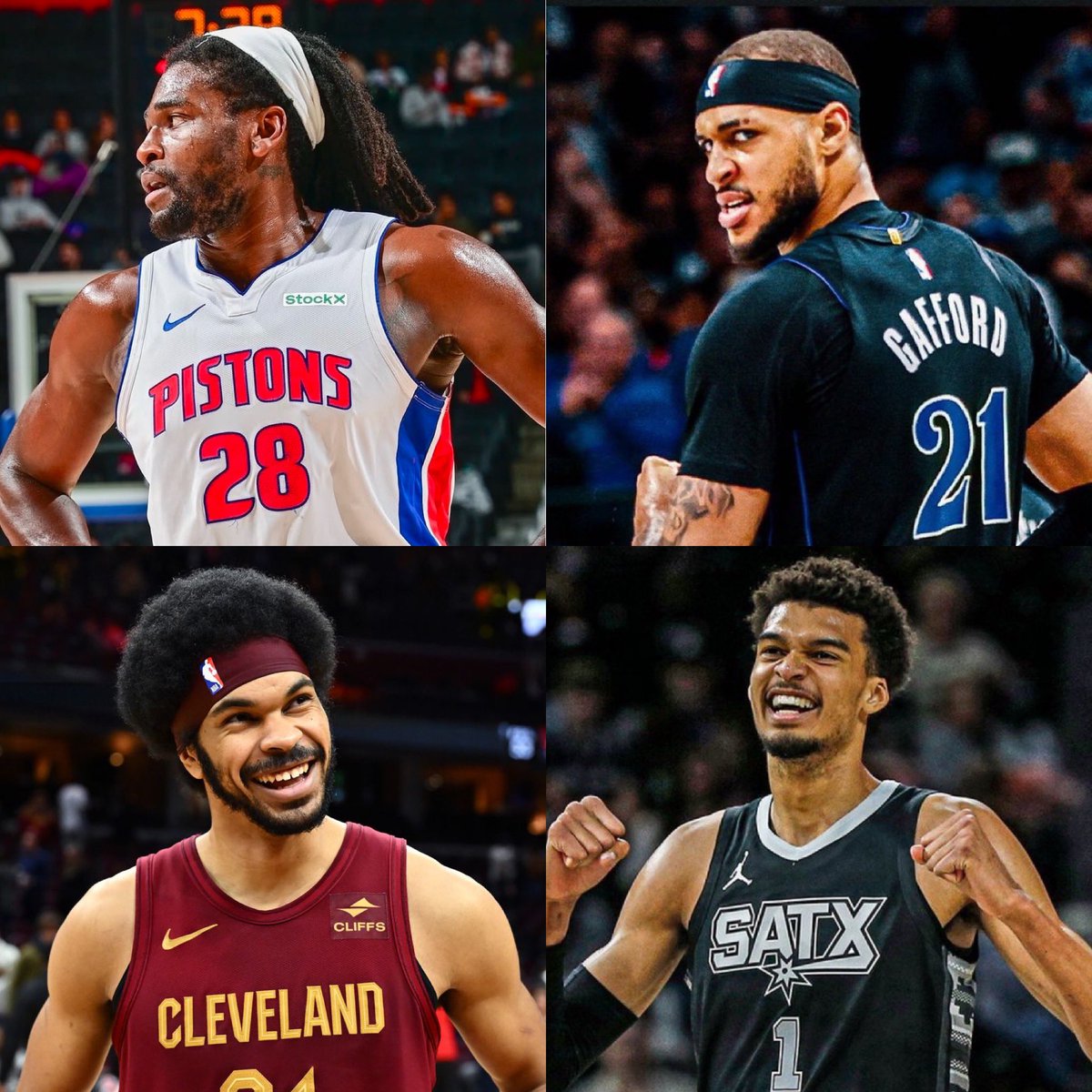 The Lead (@theleadsm) on Twitter photo Lowest opponent FG% at the rim this season (min. 150 shots defended): 
46.8 - Isaiah Stewart 
48.2 - Daniel Gafford 
49.0 - Victor Wembanyama 
50.5 - Jarrett Allen
53.1 - Rudy Gobert 
53.3 - Brook Lopez 
53.9 - Ivica Zubac 
54.4 - Derrick Lively II
54.6 - Jaren Jackson Jr. Lowest opponent FG% at the rim this season (min. 150 shots defended): 
46.8 - Isaiah Stewart 
48.2 - Daniel Gafford 
49.0 - Victor Wembanyama 
50.5 - Jarrett Allen
53.1 - Rudy Gobert 
53.3 - Brook Lopez 
53.9 - Ivica Zubac 
54.4 - Derrick Lively II
54.6 - Jaren Jackson Jr.