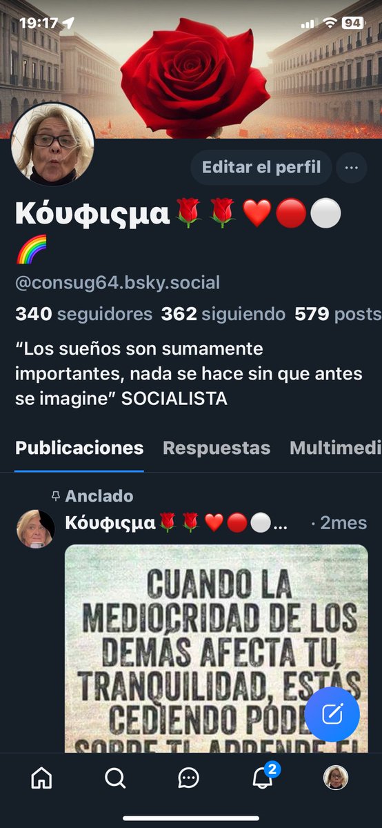 ConsuG64's tweet photo. Doy por concluida mi participación en  X, una RS que se ha vuelto negra, tétrica y lúgubre, llena de kk ultra. De momento voy a mantener mi perfil, pero no tendré actividad ninguna. Un placer haber compartido 13 años con vosotros, seguidores y seguidos. Un beso 
Estaré aquí
👇👇 https://t.co/ckKAkKdmDR