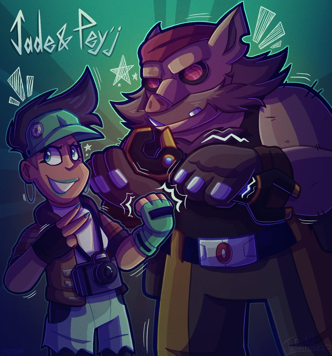 InfiniAltairs's tweet photo. #Jade and #Peyj are always ready to fight back! Mess with one of us? You're going to have to mess with both of us! 📸🐗
(Small thread below 🧵)

#CaptainLaserhawk https://t.co/yJisWZXA6L