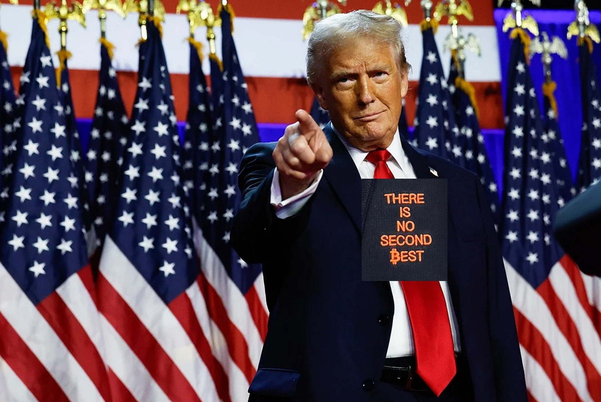 THERE IS NO SECOND ₿EST
<a href="/realDonaldTrump/">Donald J. Trump</a> 
<a href="/saylor/">Michael Saylor</a>