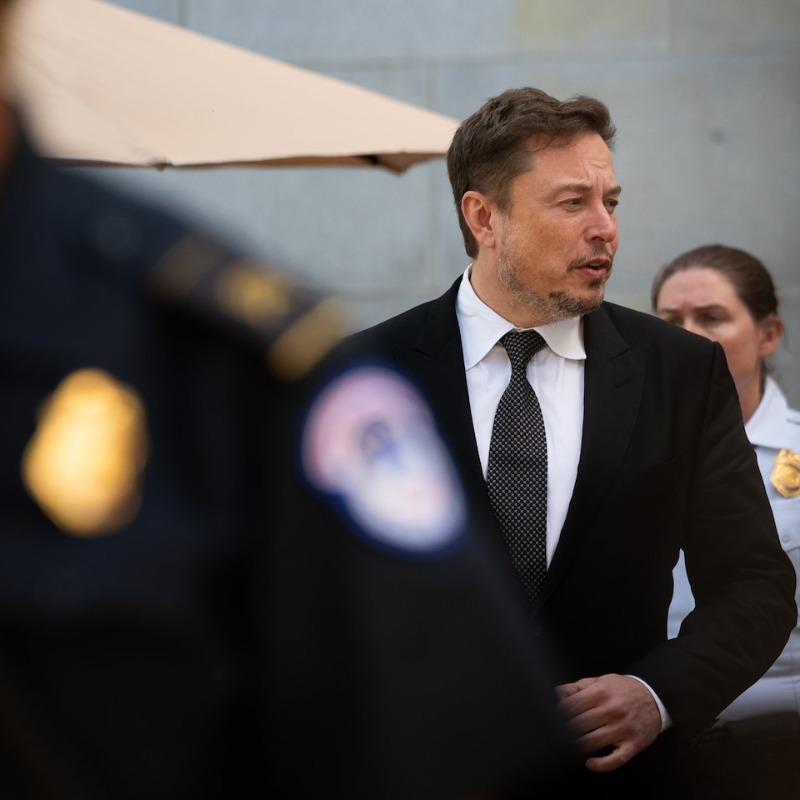 washingtonpost's tweet photo. Elon Musk’s DOGE sued minutes after Trump inauguration.