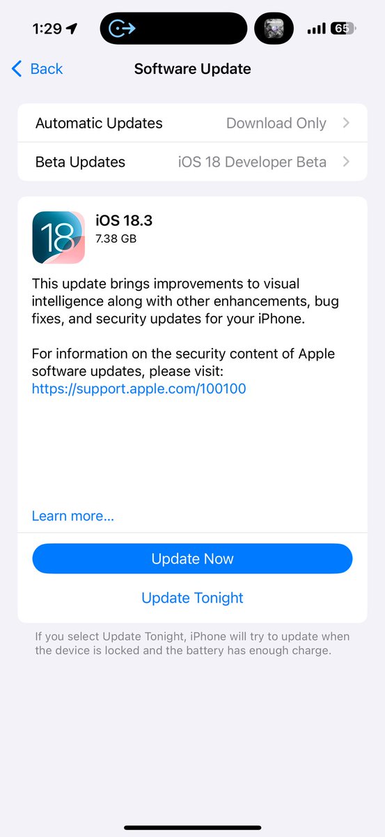 justAT3chGuy's tweet image. RC time #iOS183