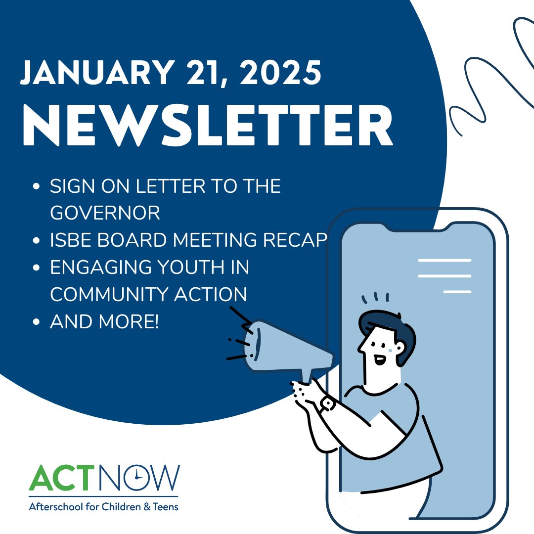 IL ACT Now Coalition (@actnowcoalition) on Twitter photo It's Newsletter Tuesday (January 21, 2025)! This week we are sharing our sign on letter to the Governor, rights for immigrant students, Girls Who Code summer programs and more: actnowillinois.org/act-now-newsle… It's Newsletter Tuesday (January 21, 2025)! This week we are sharing our sign on letter to the Governor, rights for immigrant students, Girls Who Code summer programs and more: actnowillinois.org/act-now-newsle…