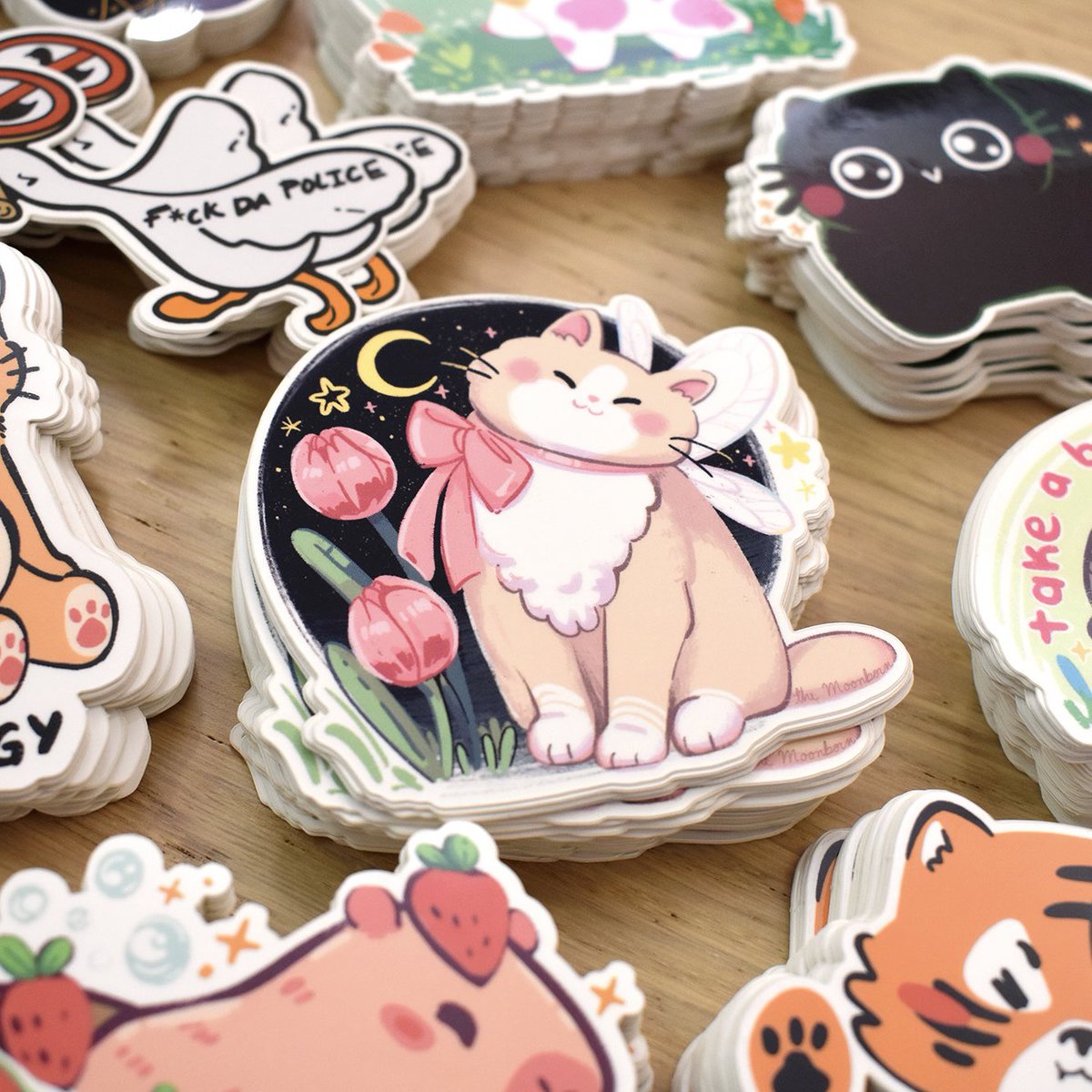 TheMoonborn's tweet image. I restocked my fave stickers 💞✨🫧