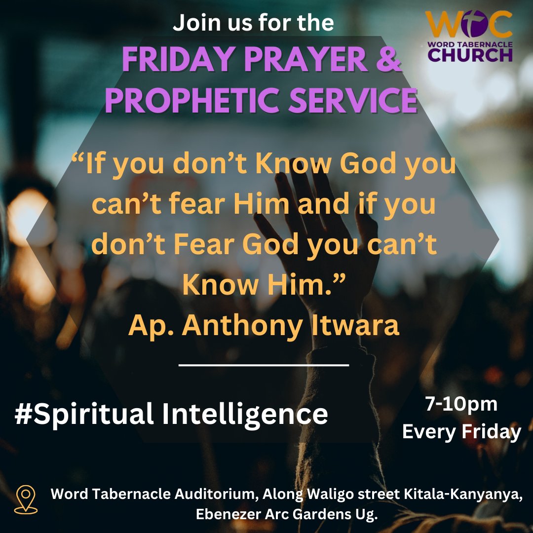 wordtabernaclec's tweet photo. #WordTabernacle #ApostleAnthonyItwara #SpiritualIntelligence #BreakingForth https://t.co/lONh6G4sqd