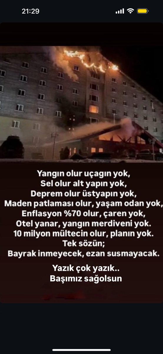 ebruuq's tweet photo. Çok acı‼️
Ülkenin çilesi bitmiyor.. https://t.co/2dJs1RvmAU
