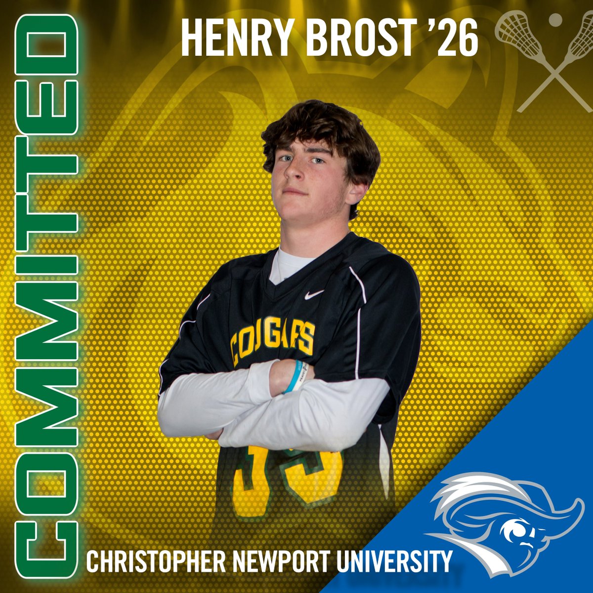 Congratulations Henry on your commitment to <a href="/CNULacrosse/">CNU Men's Lacrosse</a>!