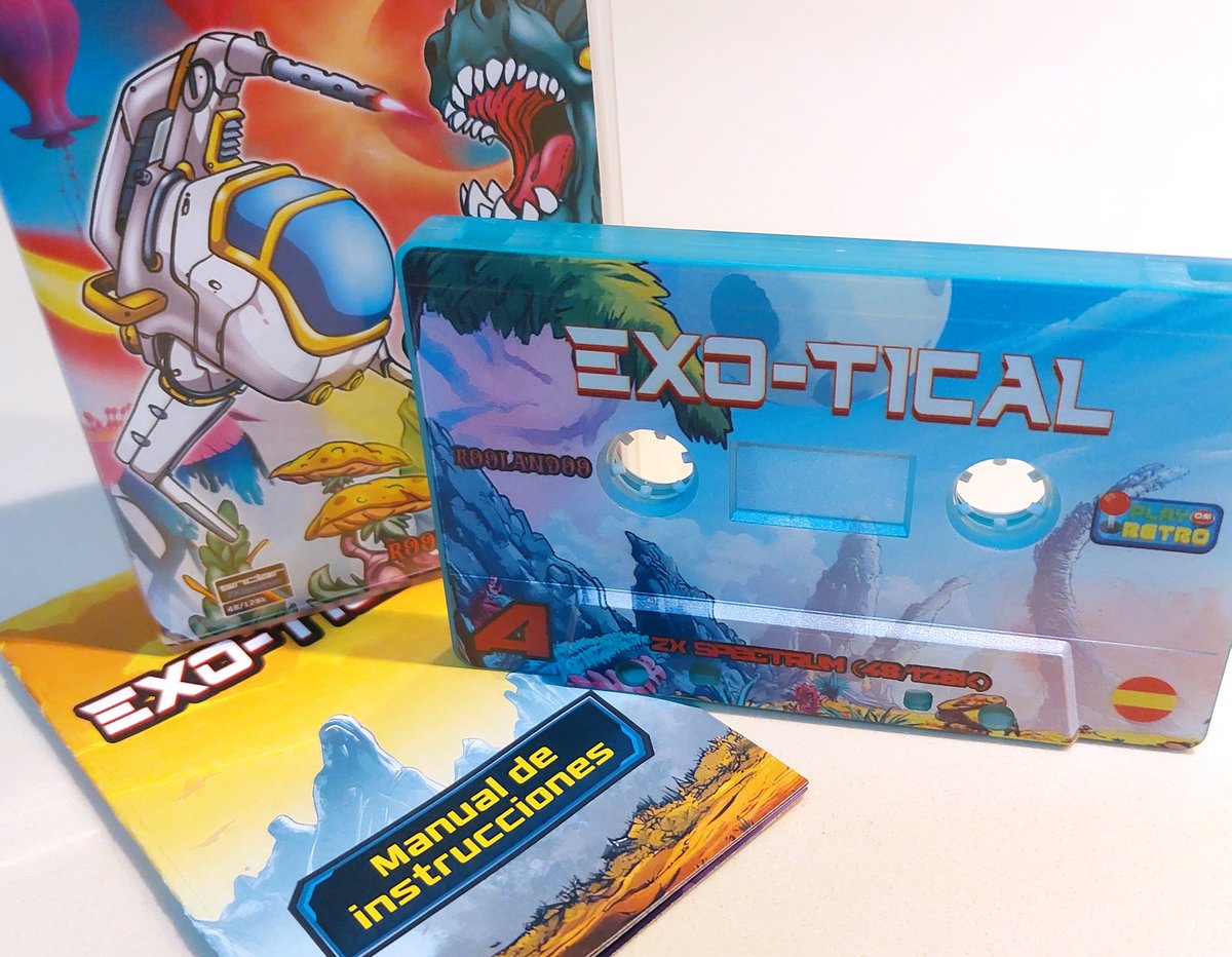 Roolandoo's tweet photo. Por muchos juegos que cree un autor, pocos momentos son tan satisfactorios como ver y tocar, por primera vez, tus ediciones físicas. De alguna manera, se cierra un ciclo.
#Exotical #Homebrew #ZXSpectrum #Retro https://t.co/rvUs4z9kg1
