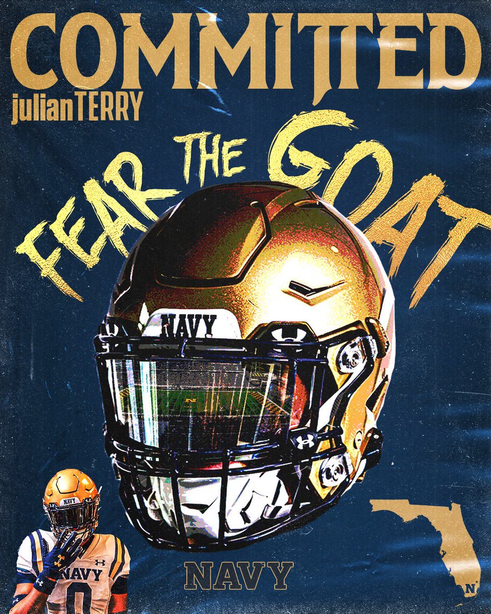 I’m excited to announce my commitment to play football at the United States Naval Academy!!! I’m grateful for the opportunity to represent such a prestigious program. Thank you to my Family and Coaches !
<a href="/CoachRickyBrown/">Ricky Brown</a> <a href="/_CoachNew/">🇺🇸 Brian Newberry ⚓️</a> <a href="/PJVolker/">🇺🇸PJ Volker⚓️</a> <a href="/NavyFB/">Navy Football</a> <a href="/NavyFBrecruit/">Navy Football Recruiting</a> <a href="/CoachWimberly/">Brent W.</a>