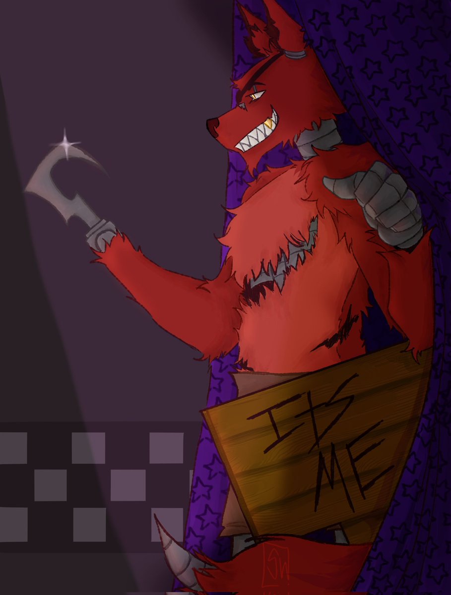 short_witch's tweet photo. Omg I forgot to post my 2024 foxy drawing, here https://t.co/HiBhJAf2Fv