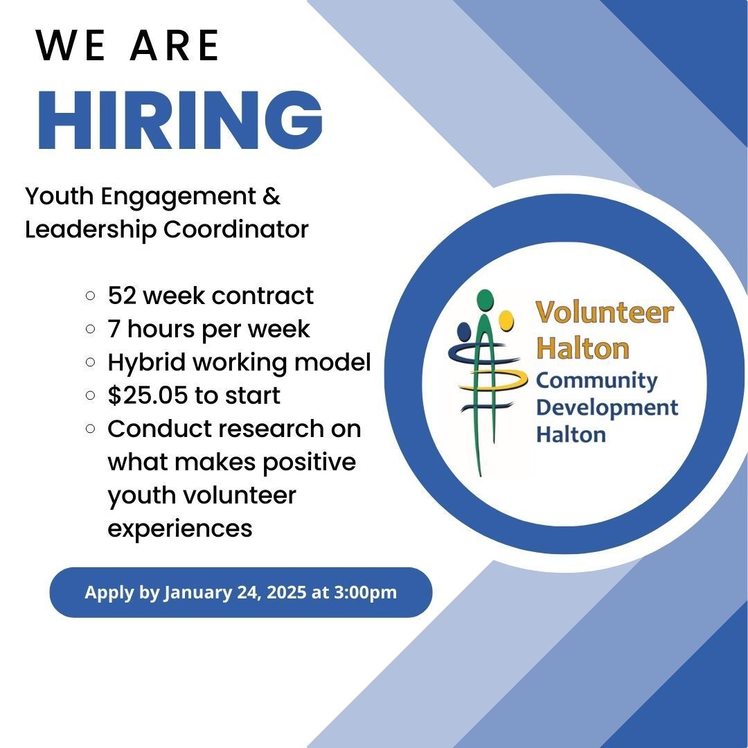 We're hiring!  We are looking for a dynamic and creative young adult for the position of Youth Engagement and Leadership Coordinator. Access the full posting on our website at buff.ly/3WlBxbu; posting includes information on the application process.