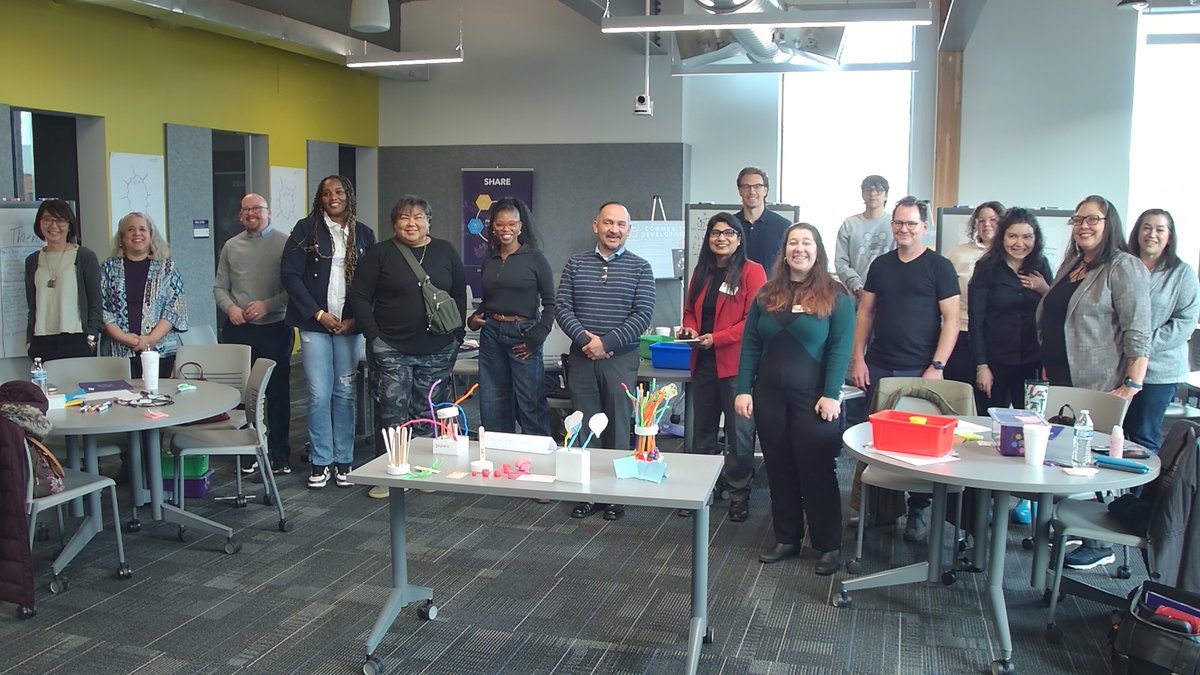 Always inspiring to wrap up design thinking sessions with collaborative, community centered solutions! Greater Tacoma Community Foundation and Local Advisory Team members built visionary and practical prototypes to disburse Washington State Community Reinvestment Project funds.