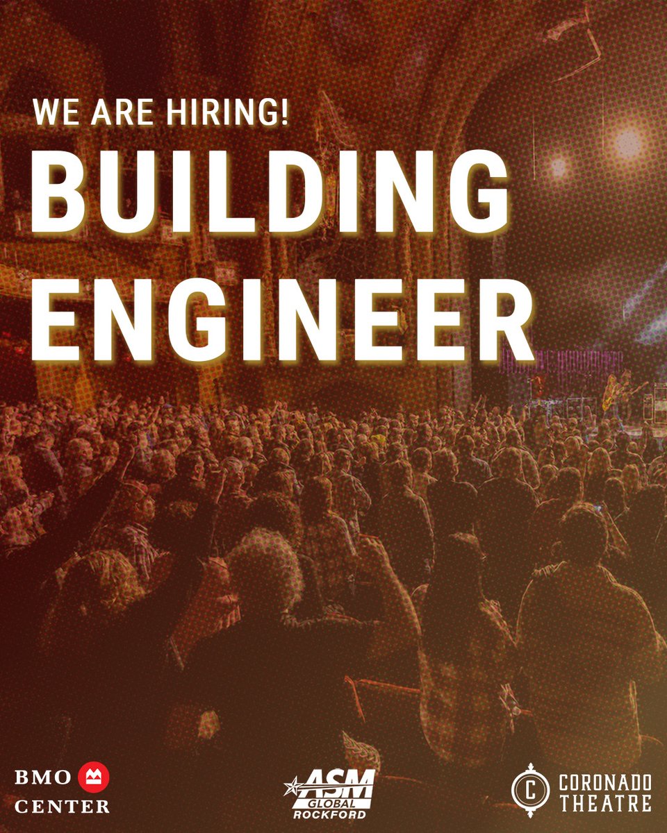 Coronado_815's tweet image. WE ARE HIRING!

We have an exciting opening for a Building Engineer at our ASM Global venues - the Coronado Theatre and BMO Center!

Learn more about this opportunity and apply here: spr.ly/6013avwib

#BuildingEngineer #LiveEntertainment @ASMGlobalLive