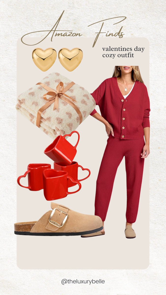 Amazon finds—valentines day cozy outfit! 

Follow my shop <a href="/theluxurybelle/">The Luxury Belle</a> on the <a href="/shop/">Shop</a>.LTK app to shop this post and get my exclusive app-only content!

#liketkit #LTKSeasonal #LTKFindsUnder100 #LTKStyleTip
<a href="/shop/">Shop</a>.ltk
liketk.it/52XPj