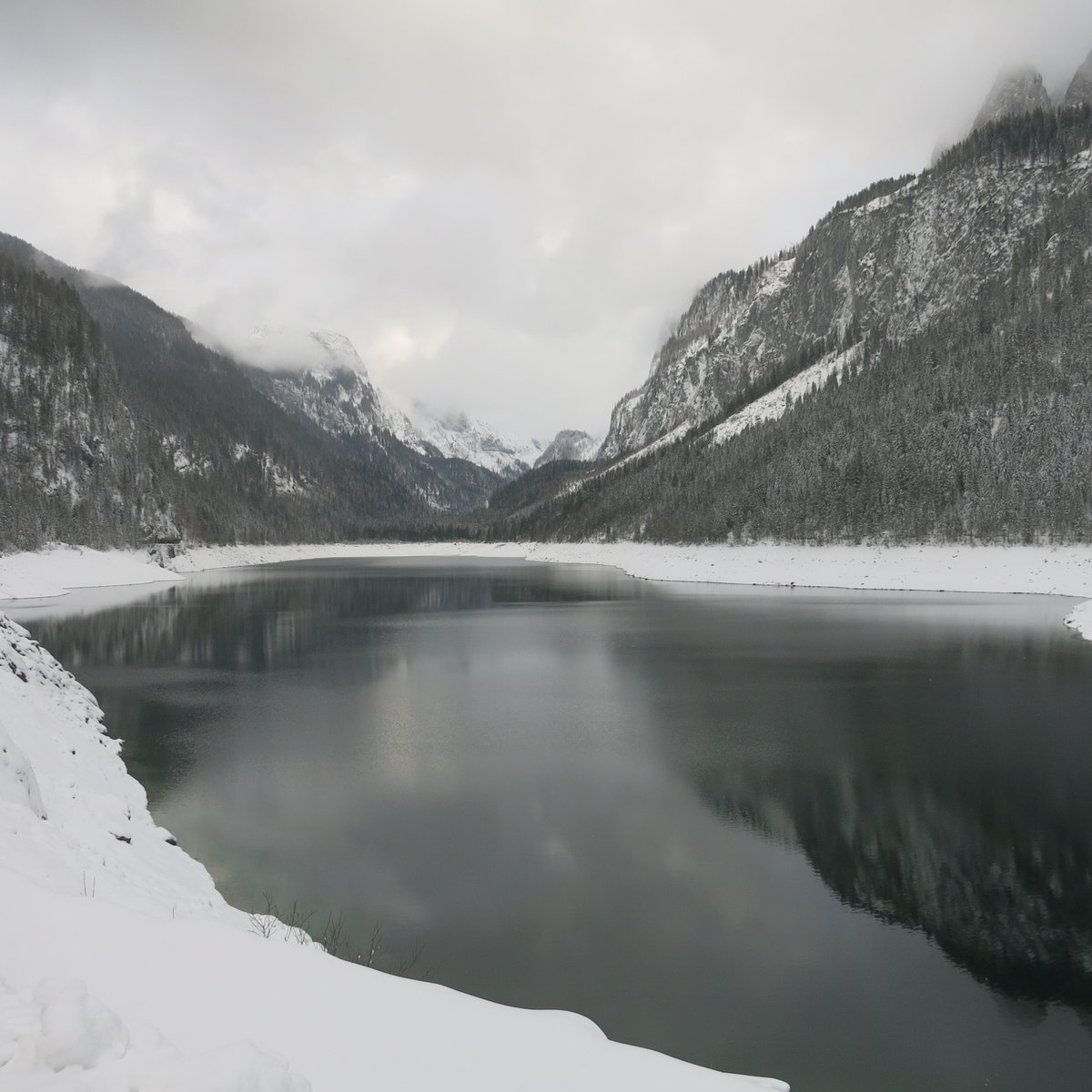collect_at's tweet photo. Lake near Dachstein. https://t.co/iVAUIUfvdG