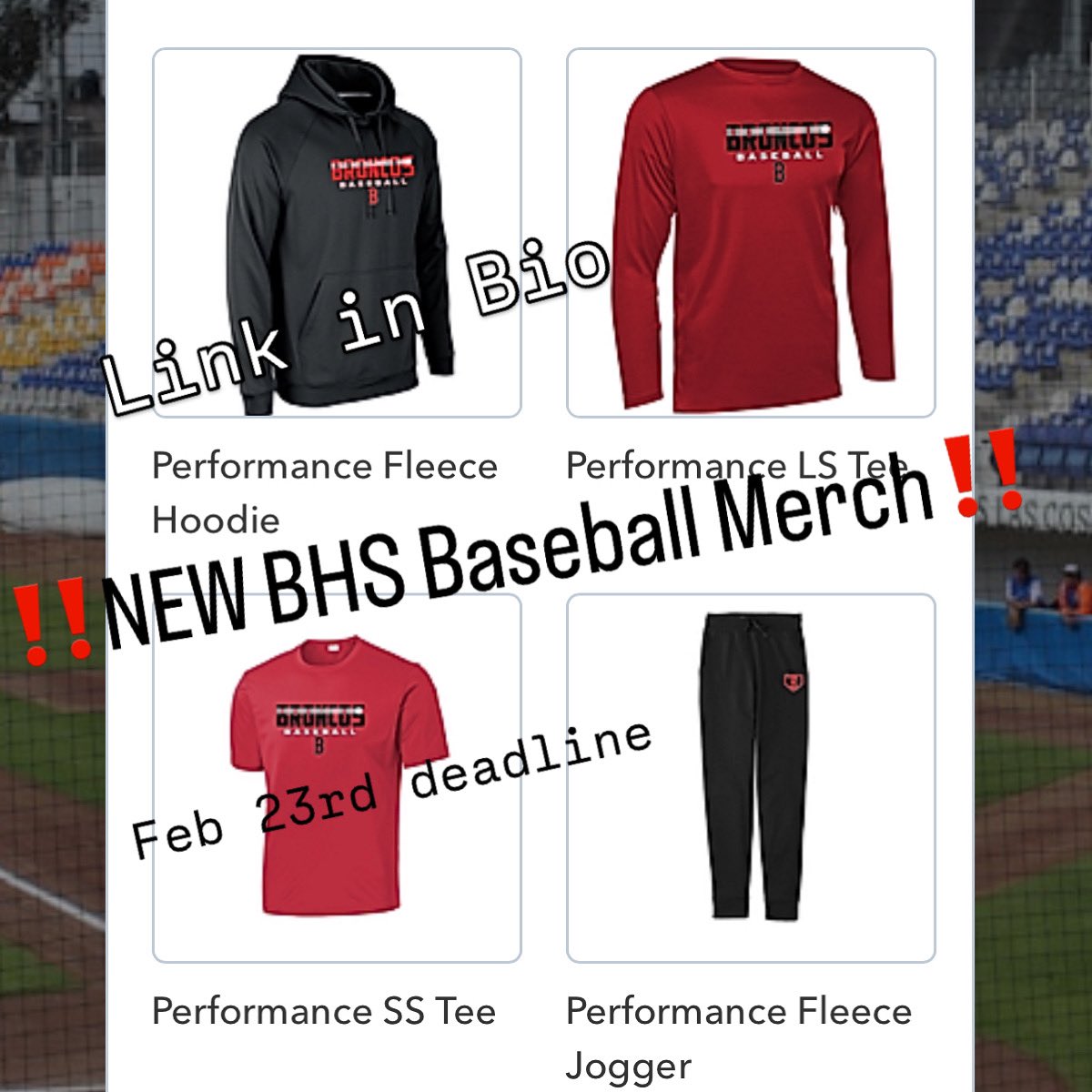 ‼️ NEW BHS Baseball Merch ‼️

barringtonbaseball.itemorder.com/shop/home/