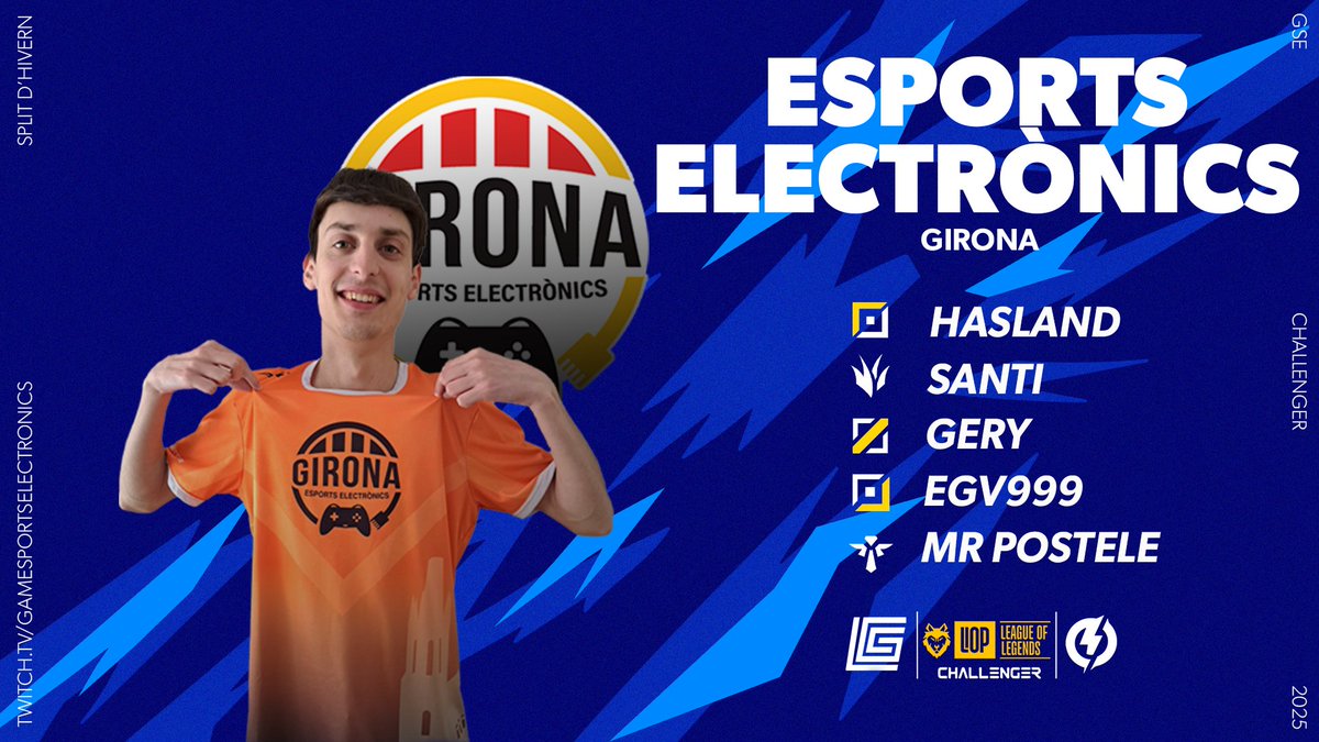 Aquest 2025 arriba carregat de canvis i emocions!

<a href="/EDG_Girona/">Esports Electrònics de Girona</a> no es queda enrere i renova el seu roster després d’haver apostat per un bloc sòlid els últims Spilts.
Estem davant l’inici d’una nova era? 👀🔥

🔹 Roster titular:
⚒️ #Hasland
🎍 <a href="/ssoca9/">Santi Sorribas</a> 
🎩 <a href="/Gery311_/">Gery 🐶💦</a> 
🏹 <a href="/EGV1999/">EGV999</a>
