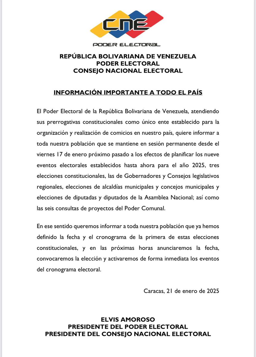 🇻🇪🗳️ #TransparenciaElectoral rechaza la convocatoria a nuevos procesos electorales por parte del Consejo Nacional Electoral (CNE) de #Venezuela, luego del fraude masivo del pasado 28 de julio de 2024. 
A seis meses de la elección presidencial, el CNE sigue sin publicar los