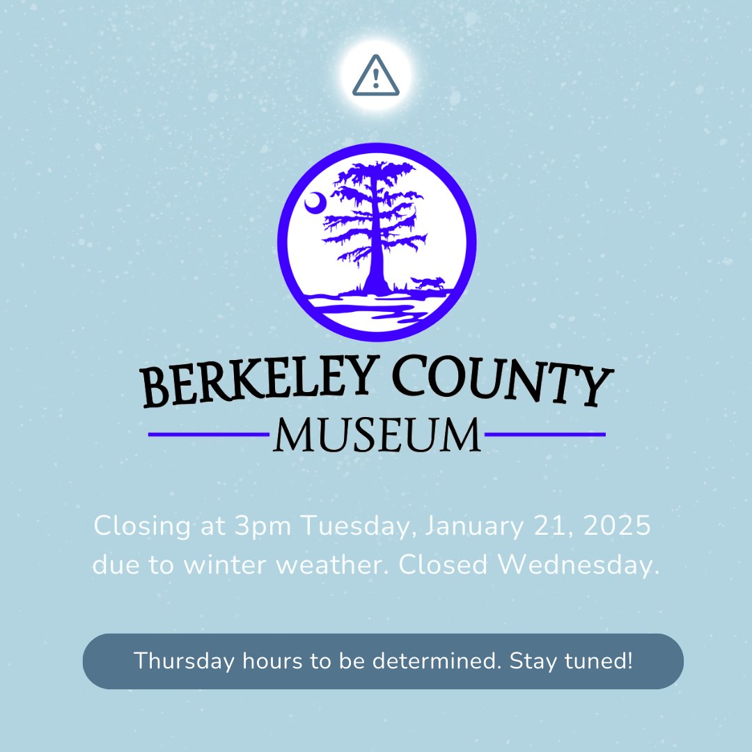 Berkeley County Museum tweet media