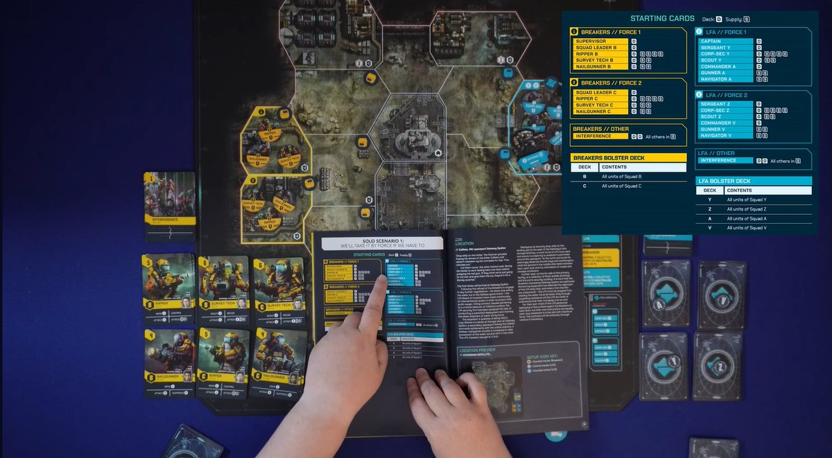 Osprey Games 🎲 (@ospreygames) on Twitter photo Playing Undaunted 2200: Callisto solo?
Join <a href="/beyondsolitaire/">Beyond Solitaire</a> over on YouTube for walkthroughs of everything you need to know!
👉 Set-up: bit.ly/3Q4yvFb
👉 Round structure: bit.ly/3PInsB5
👉 Sample turns: bit.ly/42lj0jc Playing Undaunted 2200: Callisto solo?
Join <a href="/beyondsolitaire/">Beyond Solitaire</a> over on YouTube for walkthroughs of everything you need to know!
👉 Set-up: bit.ly/3Q4yvFb
👉 Round structure: bit.ly/3PInsB5
👉 Sample turns: bit.ly/42lj0jc