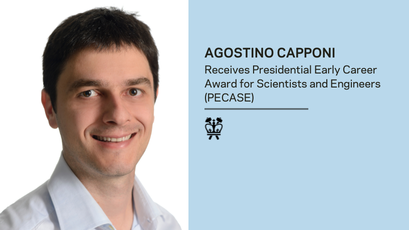 Columbia Engineering (@cuseas) on Twitter photo Professor <a href="/AgostinoCapponi/">Agostino Capponi</a> is a recipient of the Presidential Early Career Award for Scientists and Engineers (PECASE), the highest U.S. government honor for early-career scientists and engineers.
Capponi has developed groundbreaking frameworks and tools to mitigate risks and Professor <a href="/AgostinoCapponi/">Agostino Capponi</a> is a recipient of the Presidential Early Career Award for Scientists and Engineers (PECASE), the highest U.S. government honor for early-career scientists and engineers.
Capponi has developed groundbreaking frameworks and tools to mitigate risks and