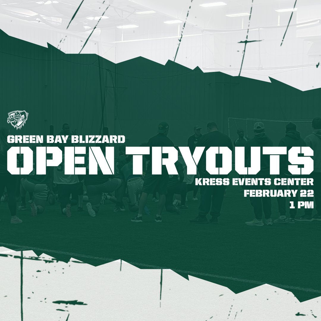 We are hosting an open tryout on February 22 at 1 pm at the Kress Events Center

Learn more and register: bit.ly/BlizzardTryout
#GoBlizz