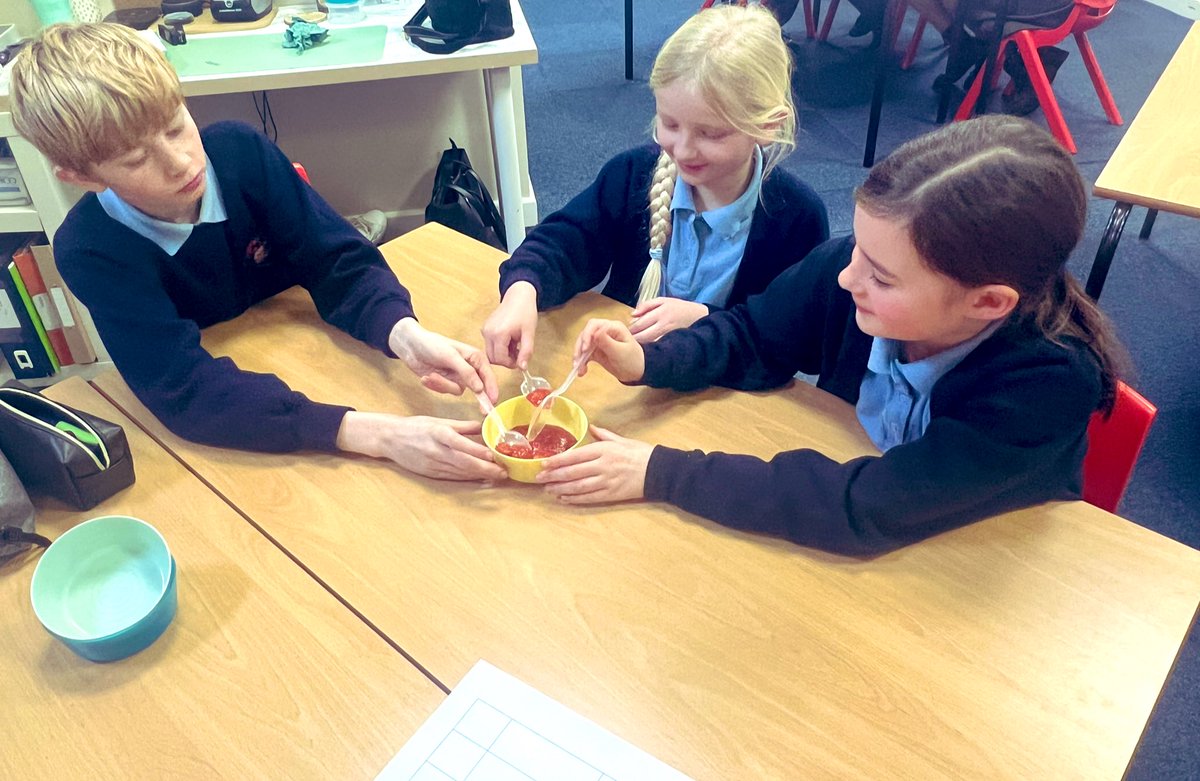A great afternoon taste testing different spaghetti bolognese sauces 🍝 Next week we will be making our very own adapted recipes. #watchthisspace #Class3 #sturtonrocks #Foodtech <a href="/Sturtonhead/">Mark Elliott</a>