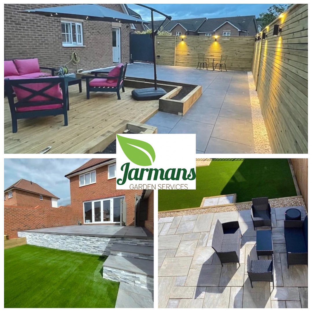Transform Your Outdoors with Jarmans Garden Services! 🌿

✨ What We Offer:
•Garden Design &amp; Landscaping
•Lawn Care &amp; Artificial Grass 
•Patios - Porcelain,  Decking 
•Pergolas 
•Fences 
•Seasonal Clean-ups

👉 DM or call us at 07817 373482 to get started.