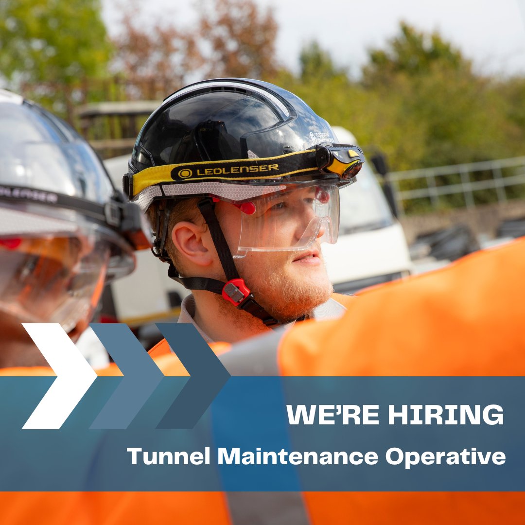 📢 We're #hiring for a Tunnel Maintenance Operative to join our #M25 team! 

This role will be at the heart of ensuring the seamless operation of the network's tunnels and pump stations.

📌 See the full job description and apply online: lnkd.in/eBdcf-ff

#Highways #Jobs