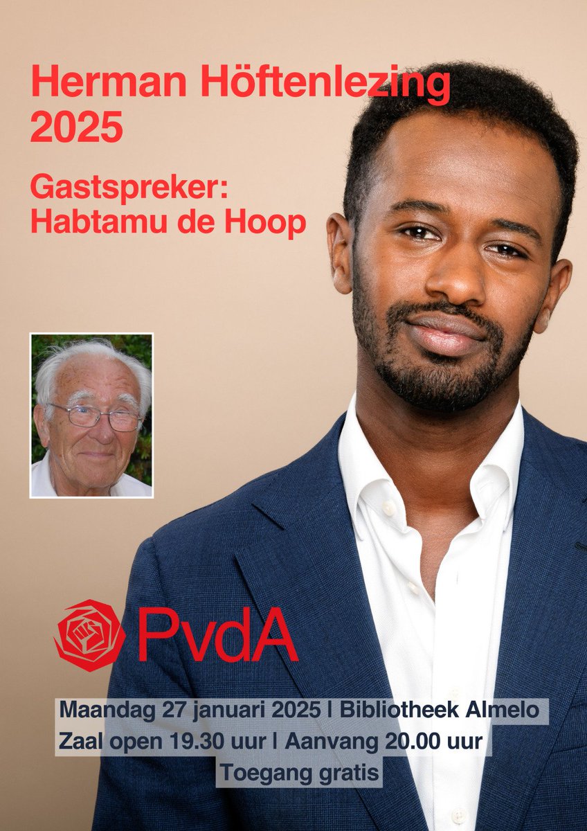 Wees maandag welkom, zaal open vanaf 19.30 uur, bibliotheek Almelo.