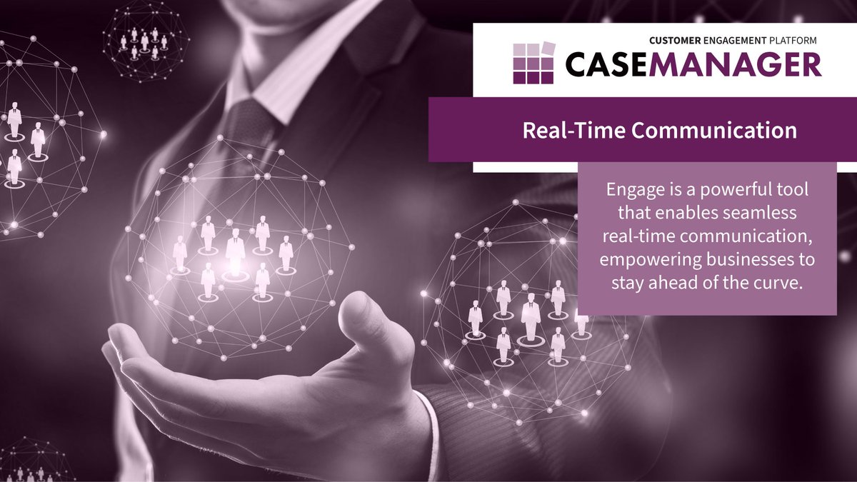 casemanagertech's tweet photo. In today's fast-paced business environment, real-time communication is no longer a luxury but a necessity. Read more in our blog: https://t.co/rLPl6xJRDz

#CaseManager #Messaging #CustomerExperience #CommunicationSolutions #Innovation #realtime https://t.co/PprDNJtU84