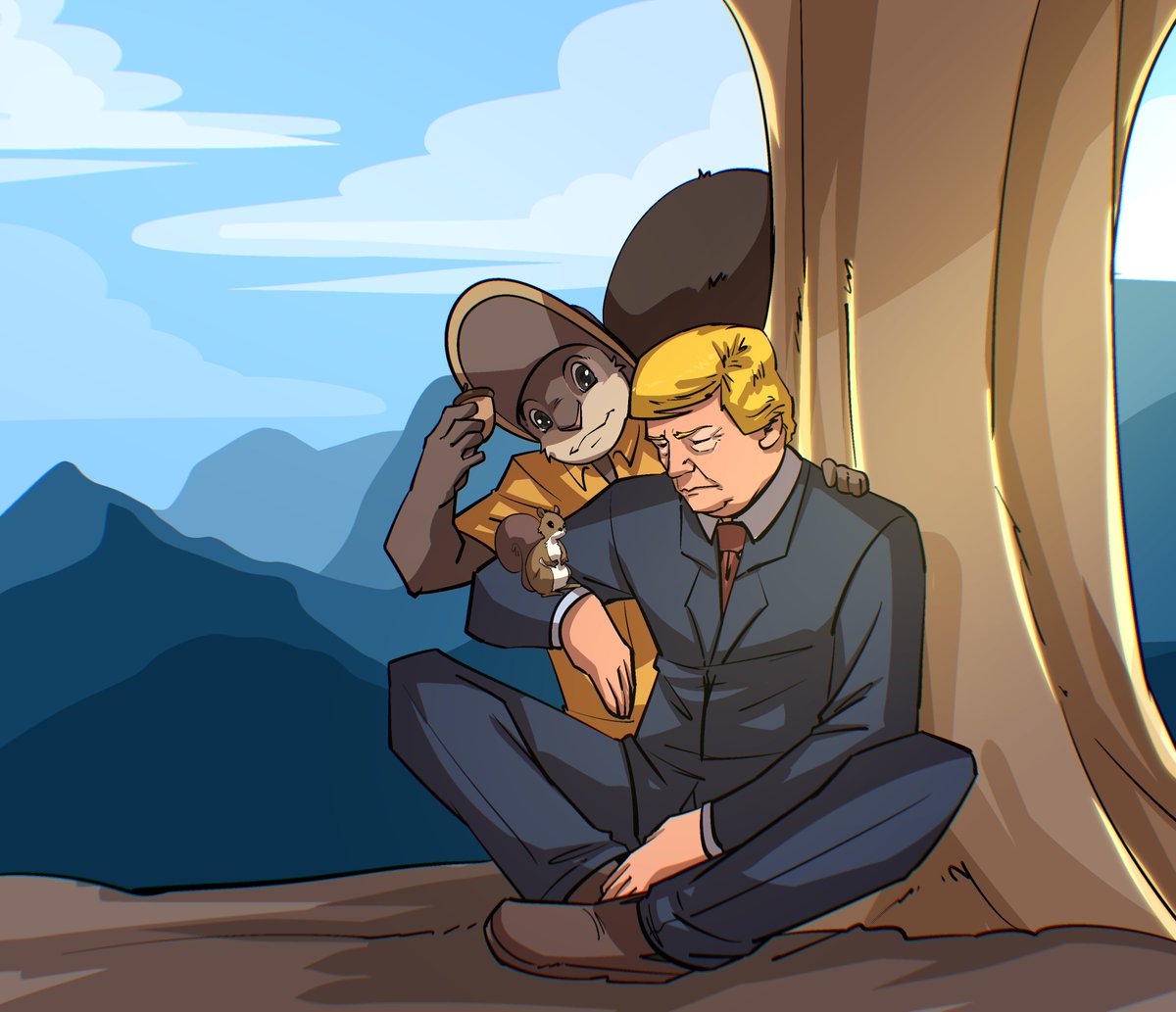 Happy squirrel appreciation day fellow nut enjoyers 🥜

Who would’ve guessed a squirrel would save America one day. May you rest in peace P'Nut 🇺🇸

So many reasons to love squirrels, what’s yours? 🐿️